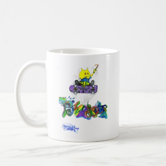 ペルセントゥムオリー コーヒーマグカップ (左)