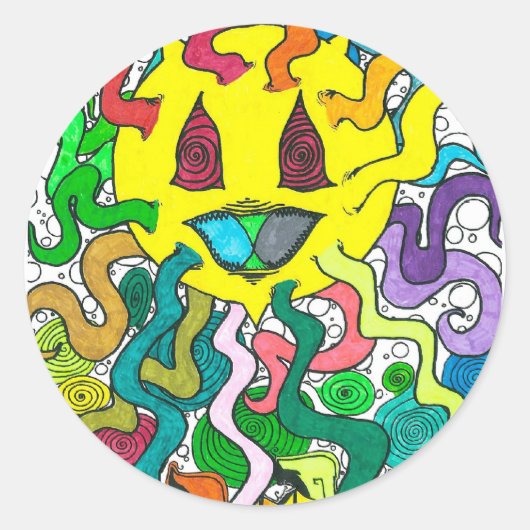 ペルセントゥムサン – ペルセントゥムデザイン ラウンドシール (正面)