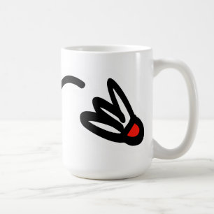 ペルソナカスタムライズ可能な文字を持つバドミントンマグ コーヒーマグカップ
