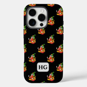 ペルソナライおもしろいブ誇りを持ったファイターChili iPhone 16 Proケース