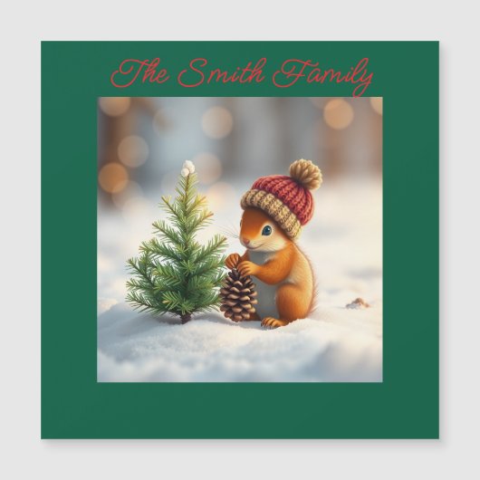 ペルソナライズされた家族のネズミのクリスマス (正面)