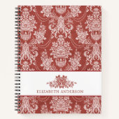 ペルソナライズドエレガントヴィンテージフランスのトイル ノートブック (正面)