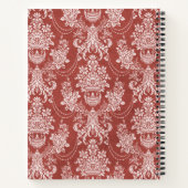 ペルソナライズドエレガントヴィンテージフランスのトイル ノートブック (裏面)