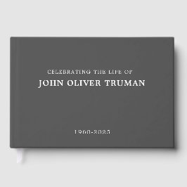ペルソナライズド・メモリアル・ファニラルを祝う ゲストブック