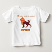 ペルソナライズド レオ 印象派 トドラー ベビーTシャツ (正面)