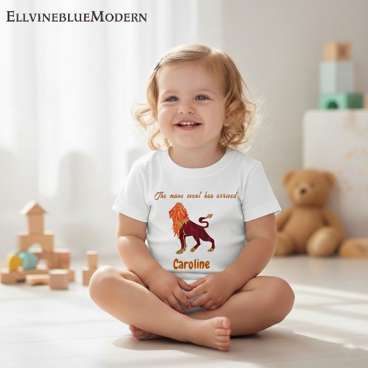 ペルソナライズド レオ 印象派 トドラー ベビーTシャツ