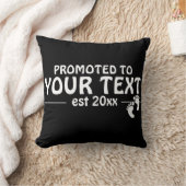 ペルソナライズパパmommyおじいちゃん家族に昇進 クッション (ブランケット)