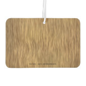 ペルソナライズマンケーブウッドグレイン カーエアーフレッシュナー (裏面)