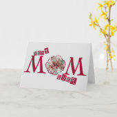 ペルソナライ最高のブな「ママは今までユニーク」 カード (黄色い花)