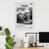 ペルソナ映画ヴィンテージミニマリストペルソナインマーベ ポスター (ホームオフィス)