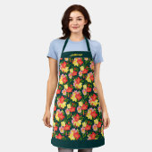 ペルソナ鮮やかライズ可能な熱帯フローラ エプロン (着用した状態)