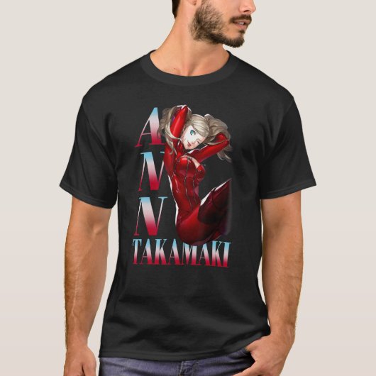 ペルソナ5アン高巻ポーズ Tシャツ (正面)