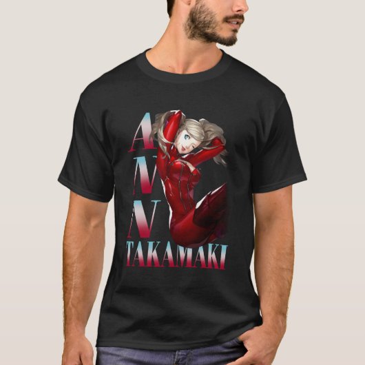 ペルソナ5アン高巻ポーズ Tシャツ (正面)
