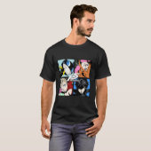 ペルソナ5キャラクター ポップ・アートの Tシャツ (正面フル)