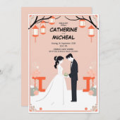 ペルソライズドスタジオジブリ結婚式の招待 招待状 (正面/裏面)