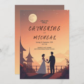 ペルソライズドスタジオジブリ結婚式の招待 招待状 (正面/裏面)