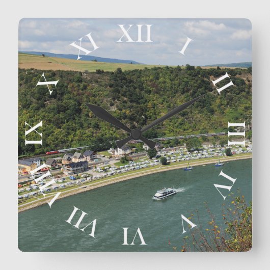 ペルソーンズアンデアローレリー スクエア壁時計 (正面)