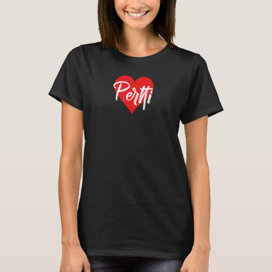 ペルッティという名前に愛を込めて Tシャツ (正面)