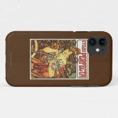 ペルテタ自転車と女性広告ポスト Case-Mate iPhoneケース (裏面(横))