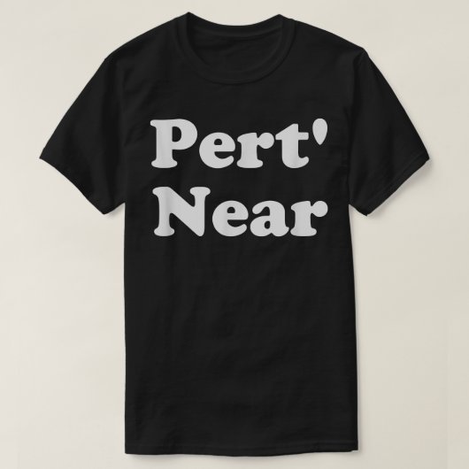 ペルトの南スラおもしろいング近く Tシャツ (デザイン正面)