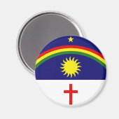 ペルナンブコ国旗 マグネット (正面/裏面)