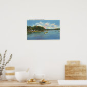 ペルネットコーブの湖コブボセコンテの眺め ポスター (キッチン)