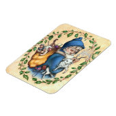 ペルノエル父クリスマスマグネット長方形 マグネット (左側)