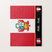ペルビア国旗・ペルー国/ペルー・ジグソーパズル ジグソーパズル (縦)