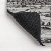 ペルピニャン、南フランス、c.1645の眺め マウスパッド (コーナー)