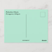 ペルヘンティアン諸島テレンガヌマレーシア ポストカード (裏面)