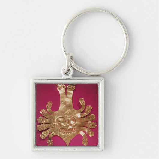 ペルーからのクラゲの頭部、 キーホルダー (正面)