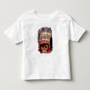 ペルーからのスカルの羽をつけられた頭飾り、 トドラーTシャツ