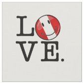 ペルーからの愛 |ペルー国旗 ファブリック (クローズアップ)