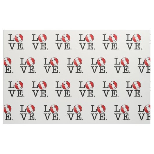 ペルーからの愛 |ペルー国旗 ファブリック (ファットクウォーター)