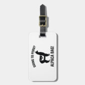 ペルーに行くの? ラゲッジタグ (正面縦)