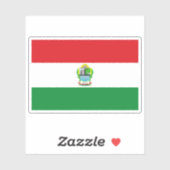 ペルーのアザンガロ州旗 シール (シート)