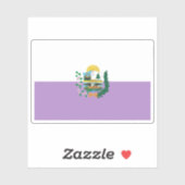 ペルーのアバカイ国旗 シール (シート)