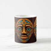 ペルーのアンデスの霊：チャカナのエッセンス コーヒーマグカップ (中央)