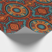 ペルーのアンデスの霊:チャカナのエッセンス ラッピングペーパー (角)