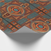 ペルーのアンデスの霊：チャカナのエッセンス ラッピングペーパー (角)