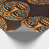 ペルーのアンデスの霊：チャカナのエッセンス ラッピングペーパー (角)