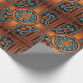 ペルーのアンデスの霊：チャカナのエッセンス ラッピングペーパー (角)