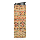 ペルーのインディアン:トライバルジオメトリックシームレス タンブラー (回転左)