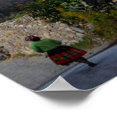 ペルーのオランタイタンボ歩く ポスター (角)