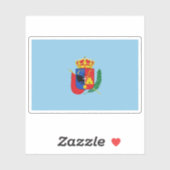 ペルーのカジャマルカ市国旗 シール (シート)