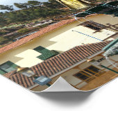 ペルーのクスコにあるパチャクティ像 ポスター (角)