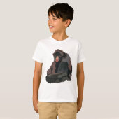 ペルーのクモザルはP Tシャツ (正面フル)