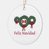 ペルーのクリスマス2 セラミックオーナメント (左)