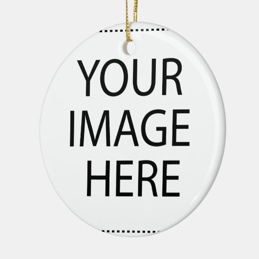 ペルーのサクサワマンの写真 セラミックオーナメント (左)