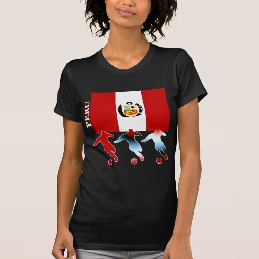 ペルーのサッカーの選手 Tシャツ (正面)